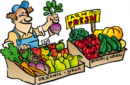 Farmers market clipart | nutritioneducationstore.com