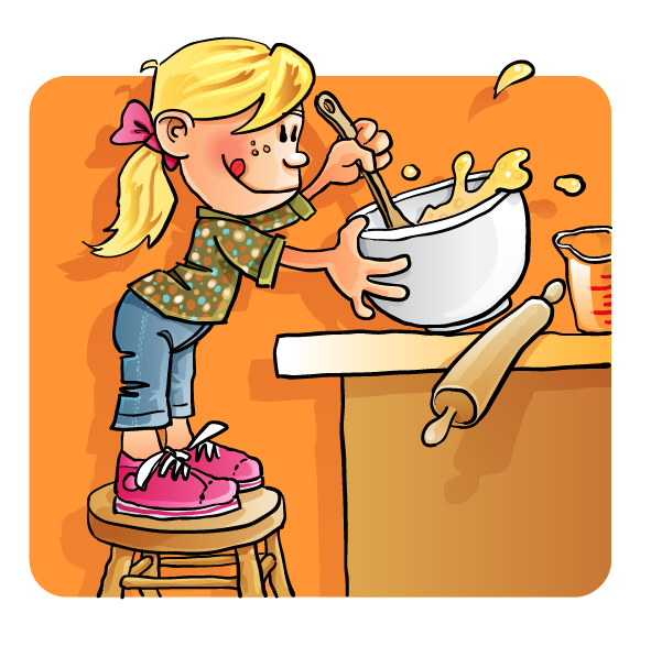 Kid's Cooking Clipart