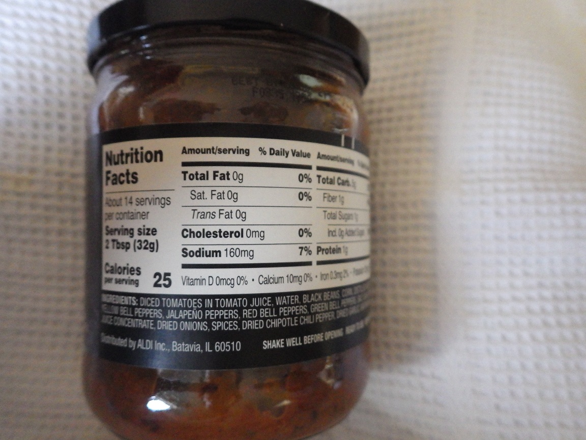 salsa little #2 sodium | nutritioneducationstore.com